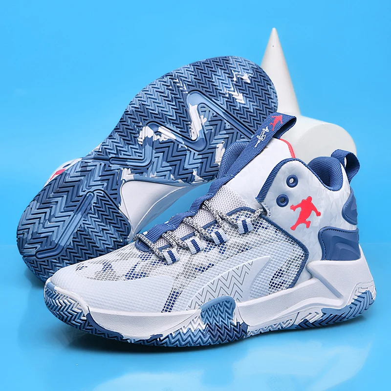 Brand Professional Men's Basketball Shoes Basketball Sneakers Anti-skid High-top Couple Breathable Man Basketball Boots