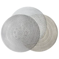 smaafit round placemats for round tablehexagon placemats16 inch 41cm round placemat for kitchen dining table