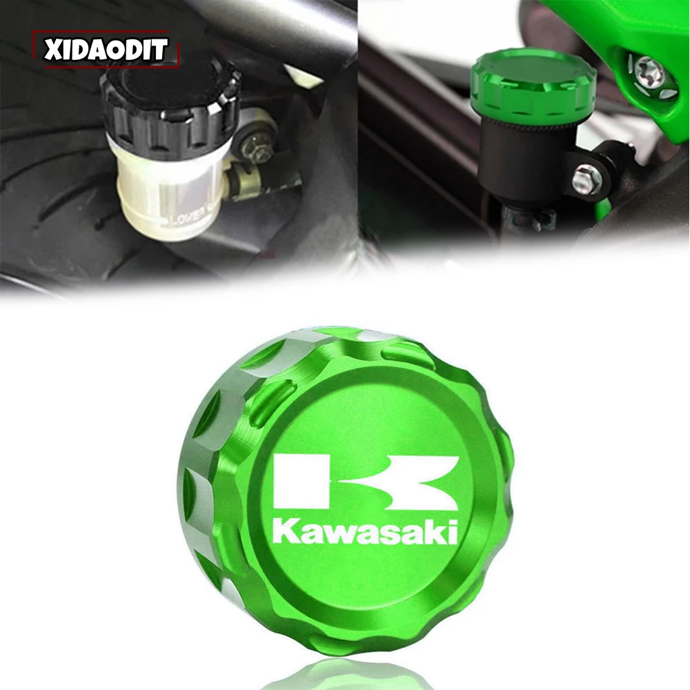 Задний тормозной масляный бак для мотоциклов Крышка Резервуара жидкости Kawasaki NINJA
