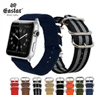 Тканый нейлоновый ремешок мягкий сменный ремешок для наручных часов Apple Watch Series 4321 с классической пряжкой, 42 мм, 38 мм, ремешок для наручных часов iwatch, 6 5 SE группа