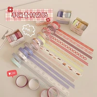 ice yoyo 5 pcsset basic color washi tapes diy diary scrapbooking decorative supplies kawaii journaling masking tape stationery