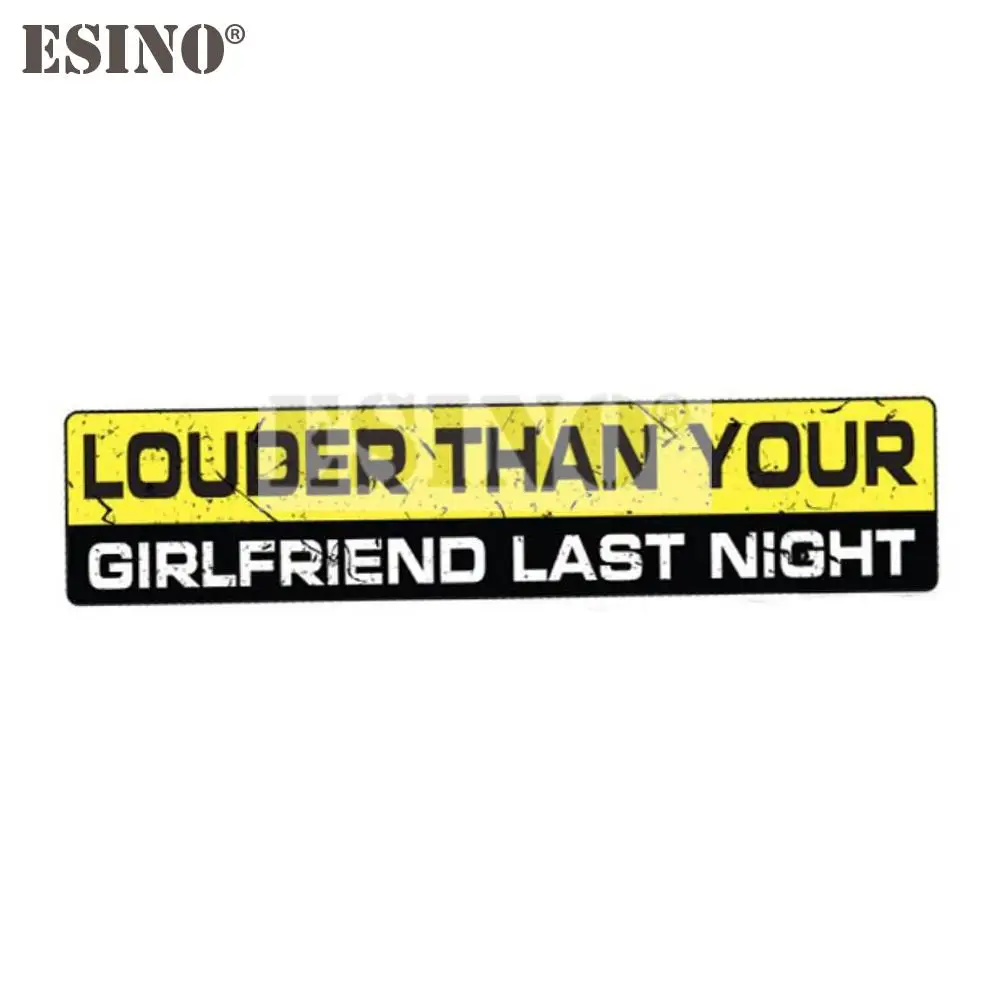 

Стайлинг автомобиля креативПредупреждение ющий шезлонг, чем ваша любимая ночь, ПВХ водонепроницаемый кузов автомобиля, наклейка шаблон, Ви...