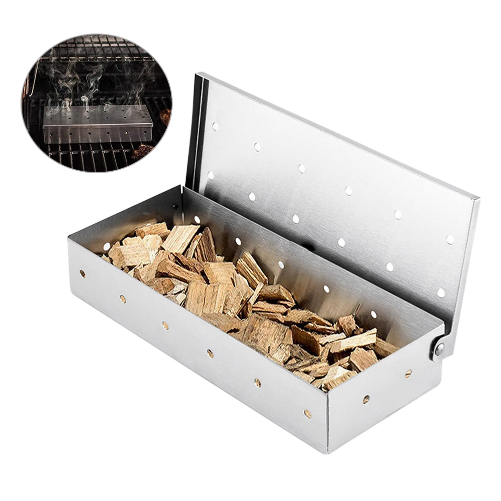 

Stainless Steel Smoker Box For Barbecue Grills Outdoor Grills Barbecue Smoke Box Barbecue Grill Smoking Barbacoa Grill Smok
