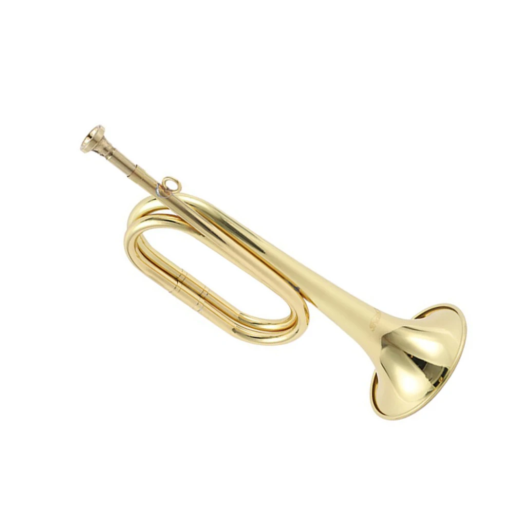 

Взрослые Дети Металлическая б плоская Боевая Труба вечерние March Band Trumpets