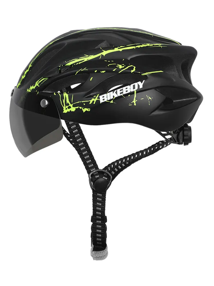 

Bikeboy Cycling Helmet with Goggles Ultralight MTB Bike Helmet Men Women Mountain Road Casco Sport Specialiced Bicycle Helmets