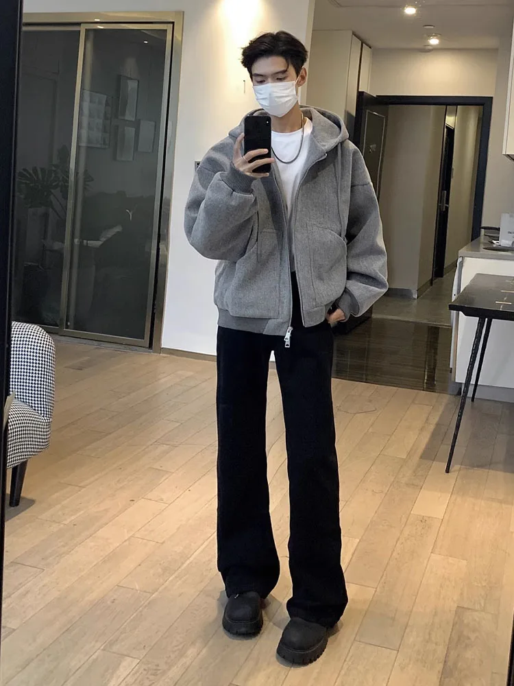 Короткая шерстяная куртка Cleanfit мужская осенне-зимняя высококачественная