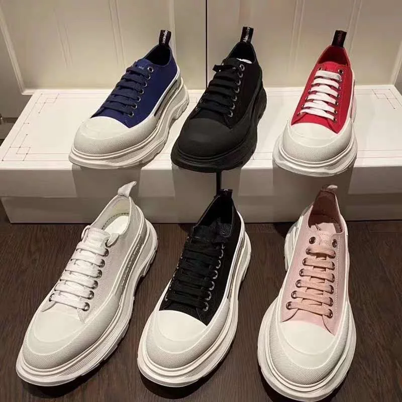 

Brand Design Women Shoes Lace-Up Platform Sneakers Non-Slip Men Casual Shoes Increased Leisure Canvas Shoes Couple Shoes