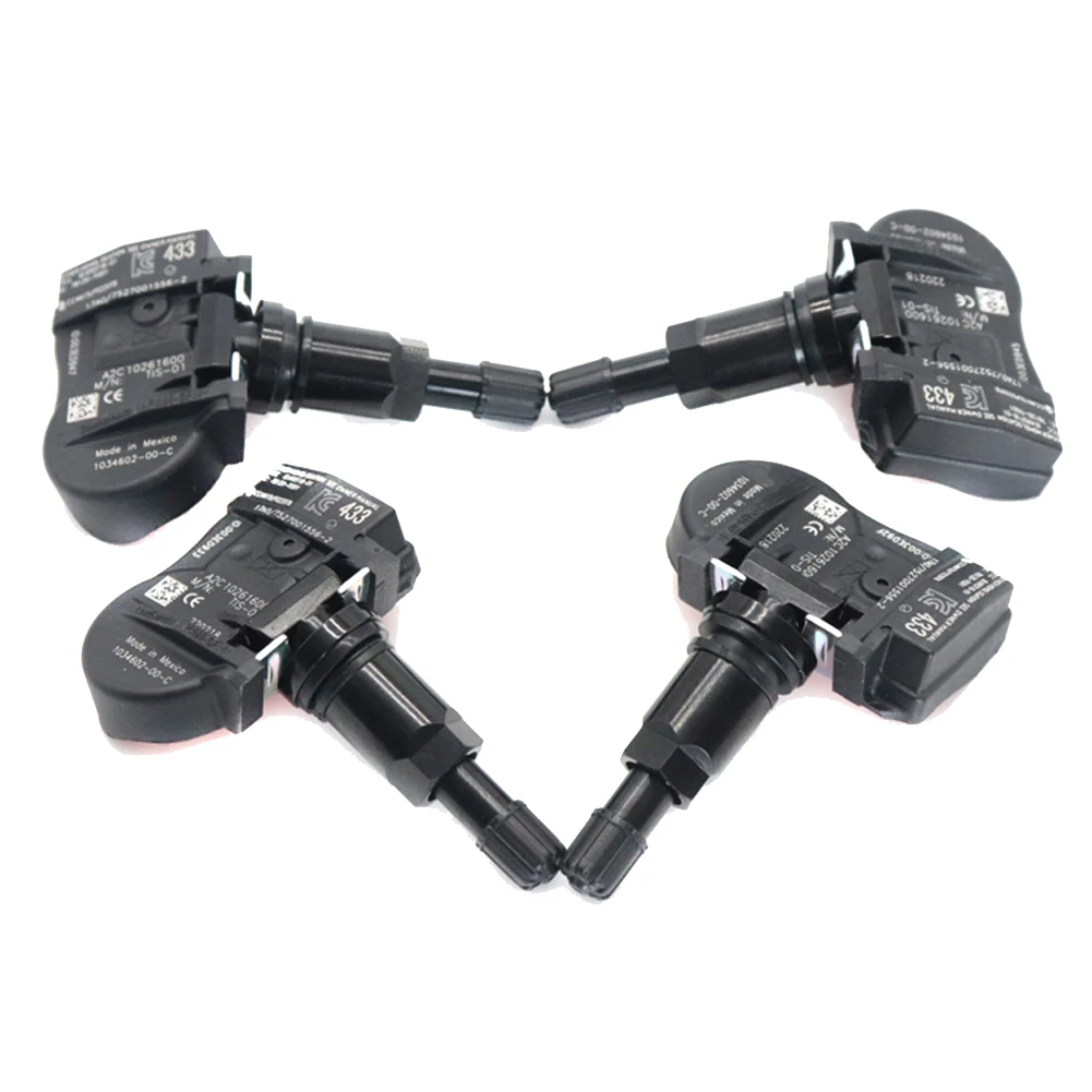 

4Pcs Tire Pressure Sensor TPMS 1034602-00-B 433MHz for -TESLA MODEL 3 S X 103460200B