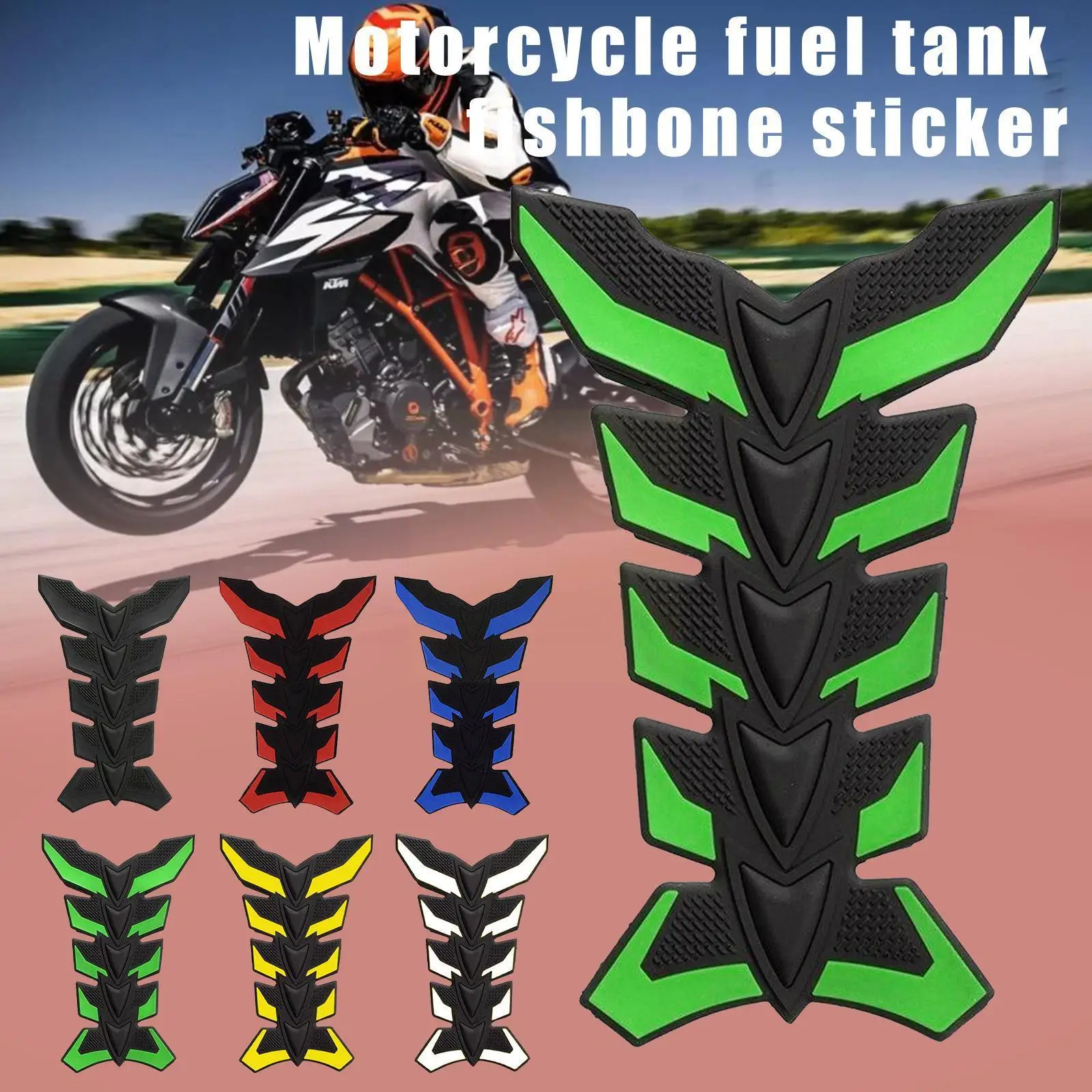 

3D Fuel Tank Sticker Motorcycle Modified Parts Gasoline Protection Sticker Motorcycle Pad Car Accessories Fuel Tank Sticker C9W3