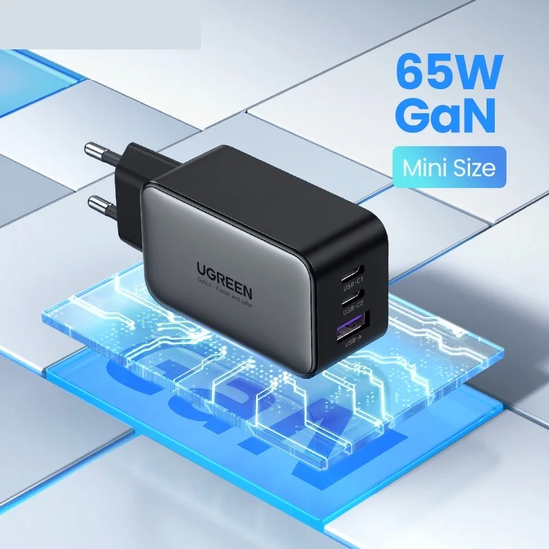 

65W GaN Charger Quick Charge 4.0 3.0 Type C PD USB Charger with QC 4.0 3.0 Portable Fast Charger For Laptop iPhone 13 12