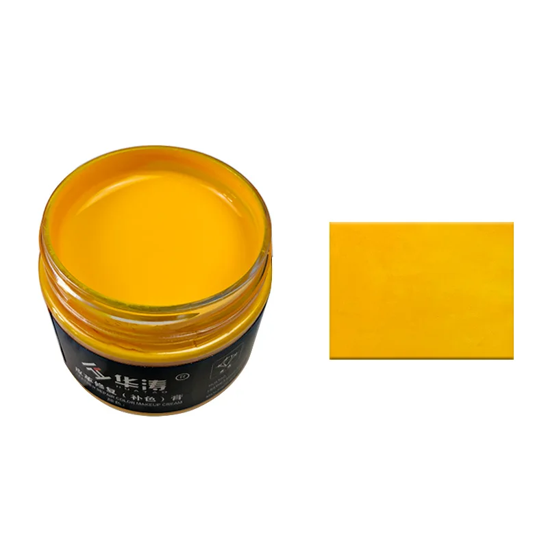 Yellow Leather Repair Gel Scratch Paint Care Repair Cream Leather Color Repair Cream Color Repair Cream
