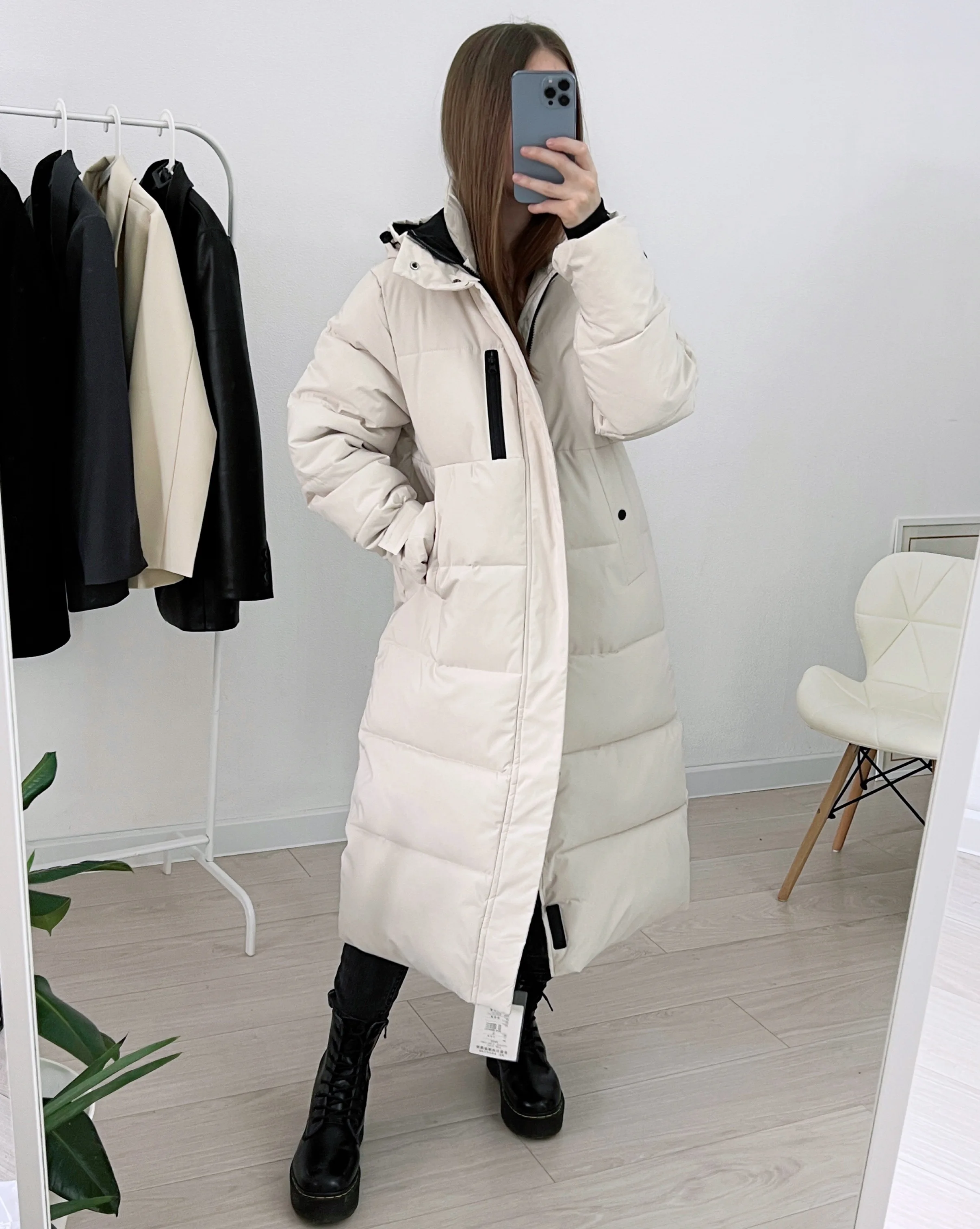 2023 New style Korean winter women's loose thick down padded coat mid-length enlarge