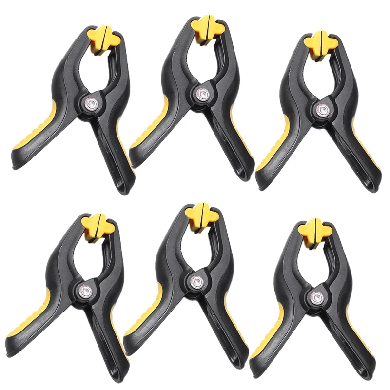 

6Pcs 3.3Inch Plastic Clip Fixture Fastening Clamp For Mobile Phone Tablet Glued Lcd Screen Repair Tools