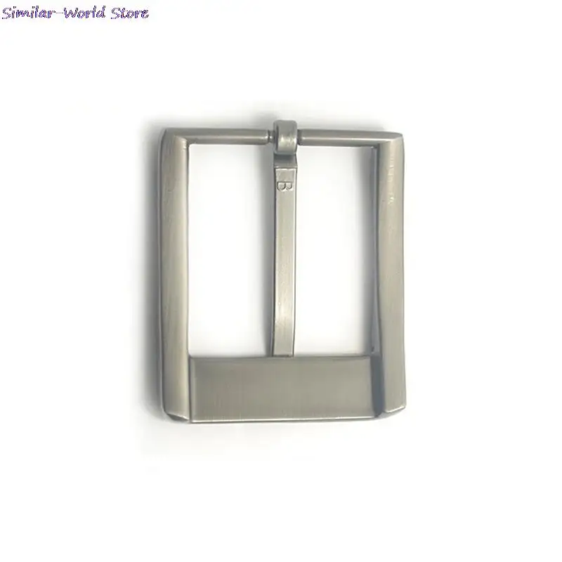

40 mm Zinc Alloy Men's Casual Belt Buckles End Bar Heel Buckle Single Pin Buckle