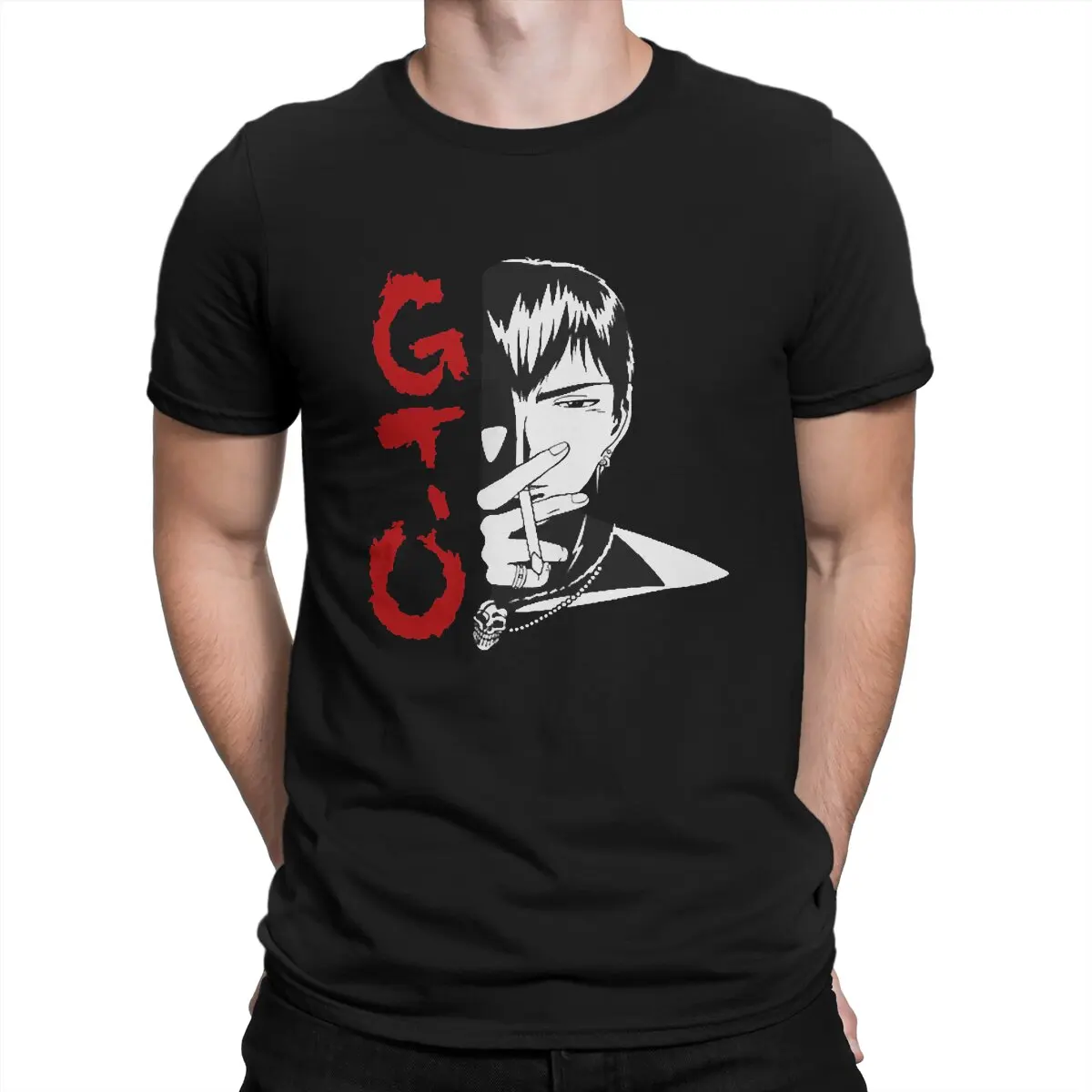 

Мужская футболка Gto onizuka, уникальная хлопковая футболка с коротким рукавом, футболки для преподавателей Onizuka с круглым вырезом, уникальная одежда