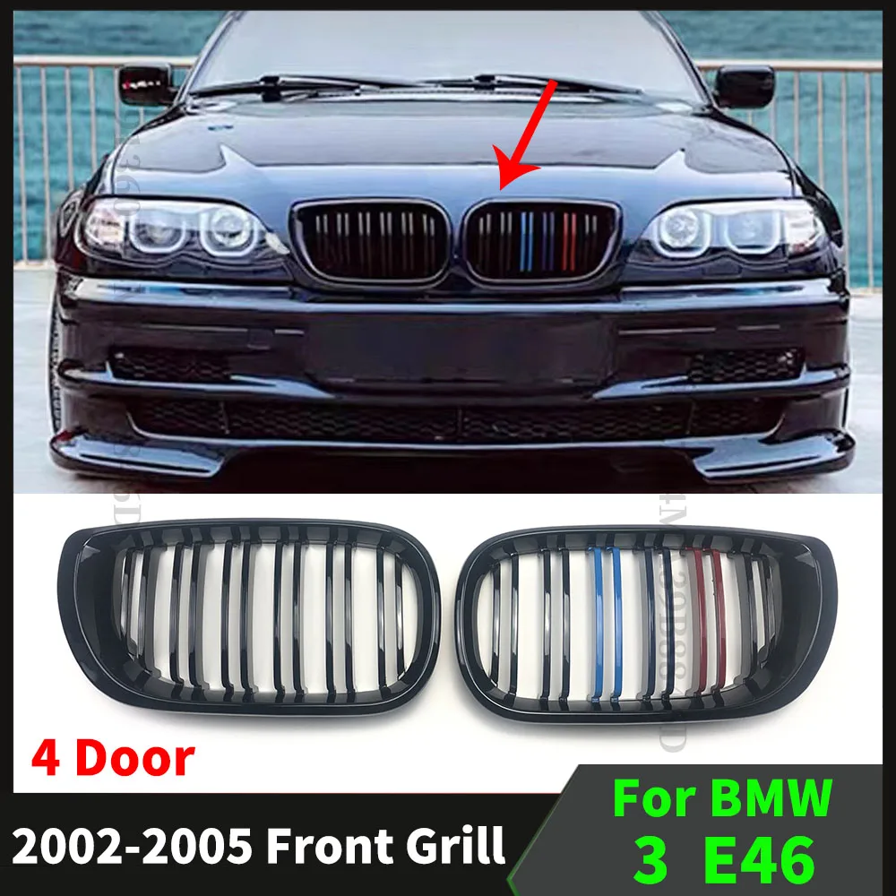 

Передняя решетка радиатора для BMW 3 серии E46 4 двери 2002-2005