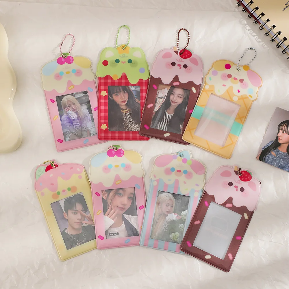 Симпатичная Студенческая трехдюймовая прозрачная сумка для карты метро Hisocute