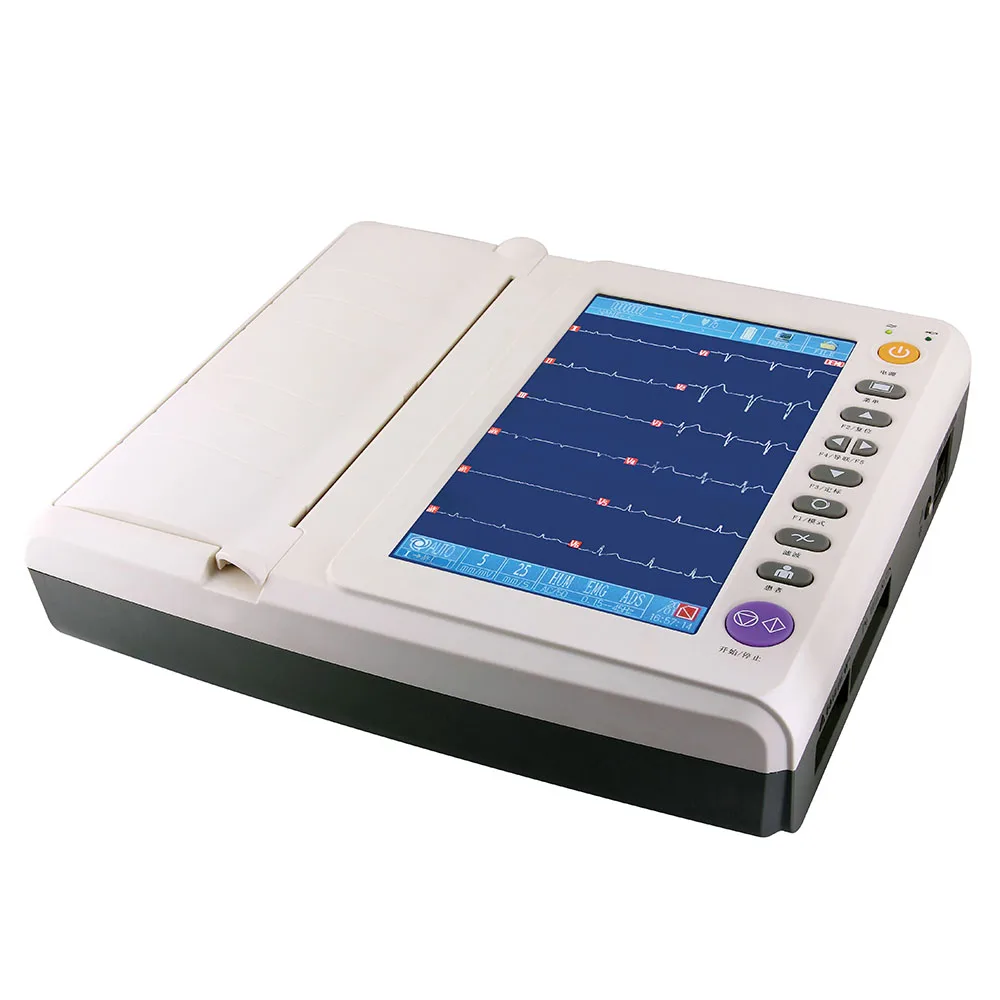 

HE-12B 12 Channel Digital Electrocardiogram ECG Machine