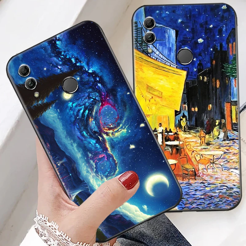 

Vintage Landscape Oil Painting Phone Case For Huawei Honor 30S 30 Lite Pro 20 V20 20i 20 Lite 10 V10 10i 10 Lite Soft