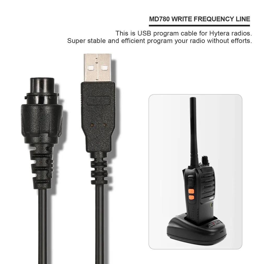 Hot USB Programming Cable PC-37 for HyT / Hytera Radio MD78XG MD780 MD782 MD785 RD9880 RD982 RD985 Two Way Radio Accessories