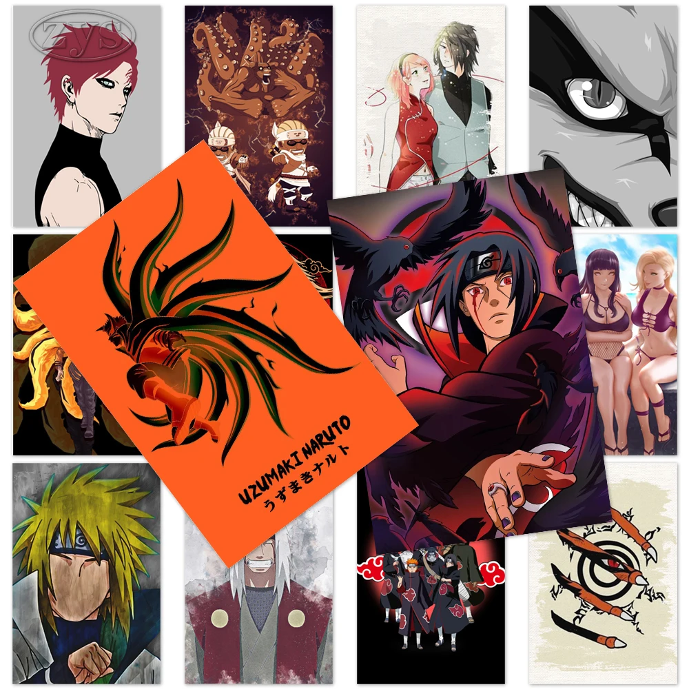 

Canvas Anime HD Printed NARUTO Painting Wall Art Uchiha Itachi Poster Gaara Home Decor HarunoSakura Pictures Living Room Modular