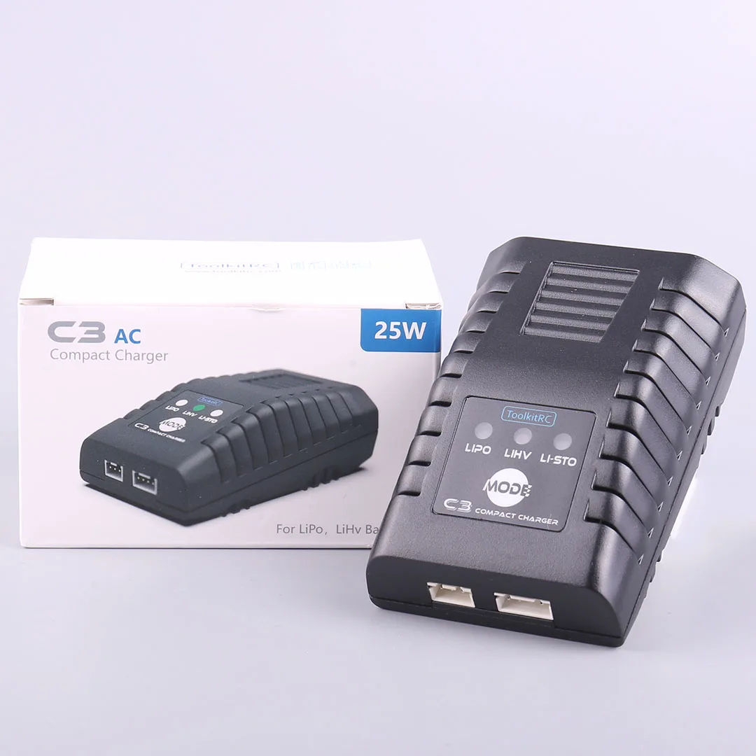 ToolkitRC C3 2-3S Lipo LiHV Функциональность зарядки Удобный режим хранения в одно касание