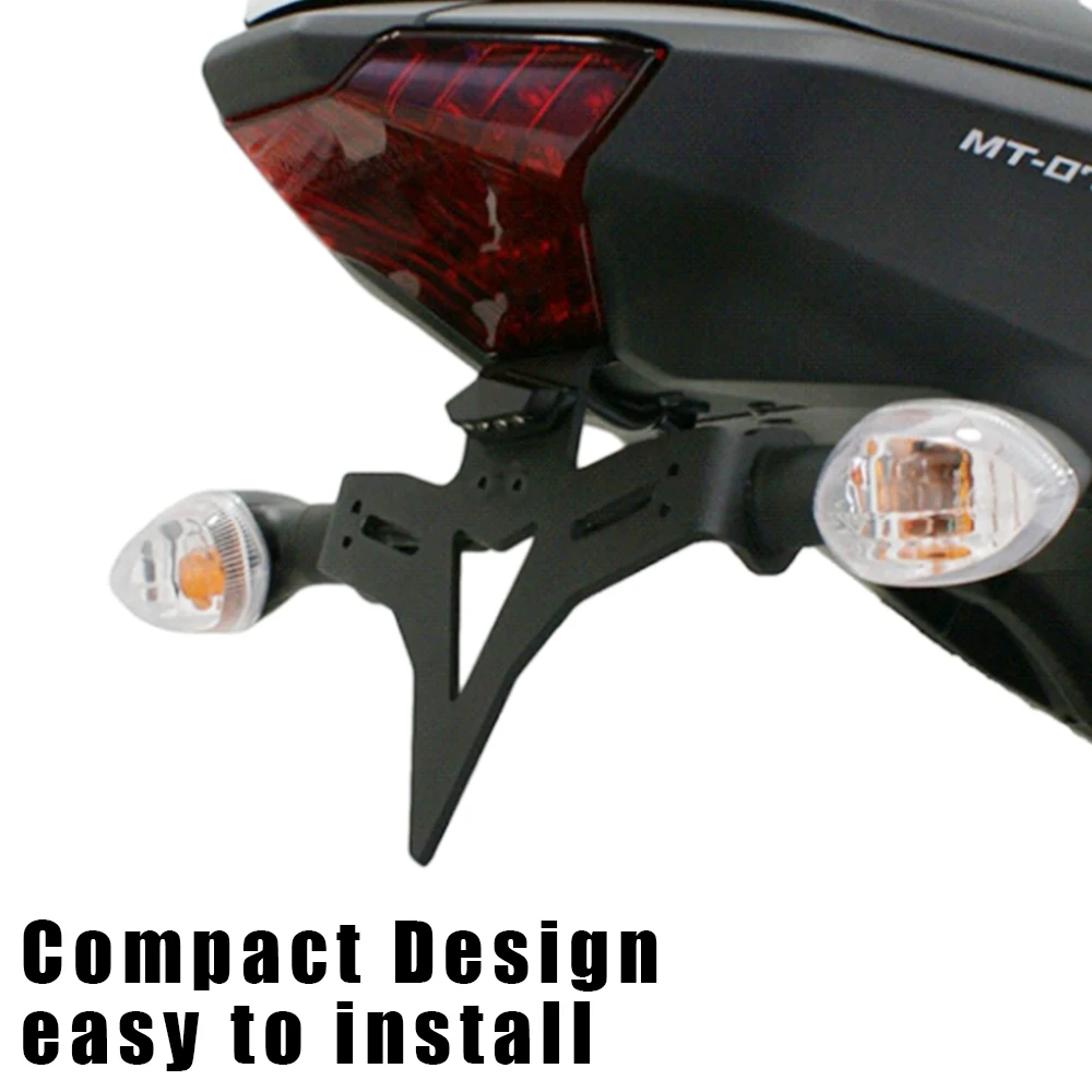 Держатель Номерного Знака Fender Eliminator Мотоцикла Из Алюминиевого Сплава Для MT-07