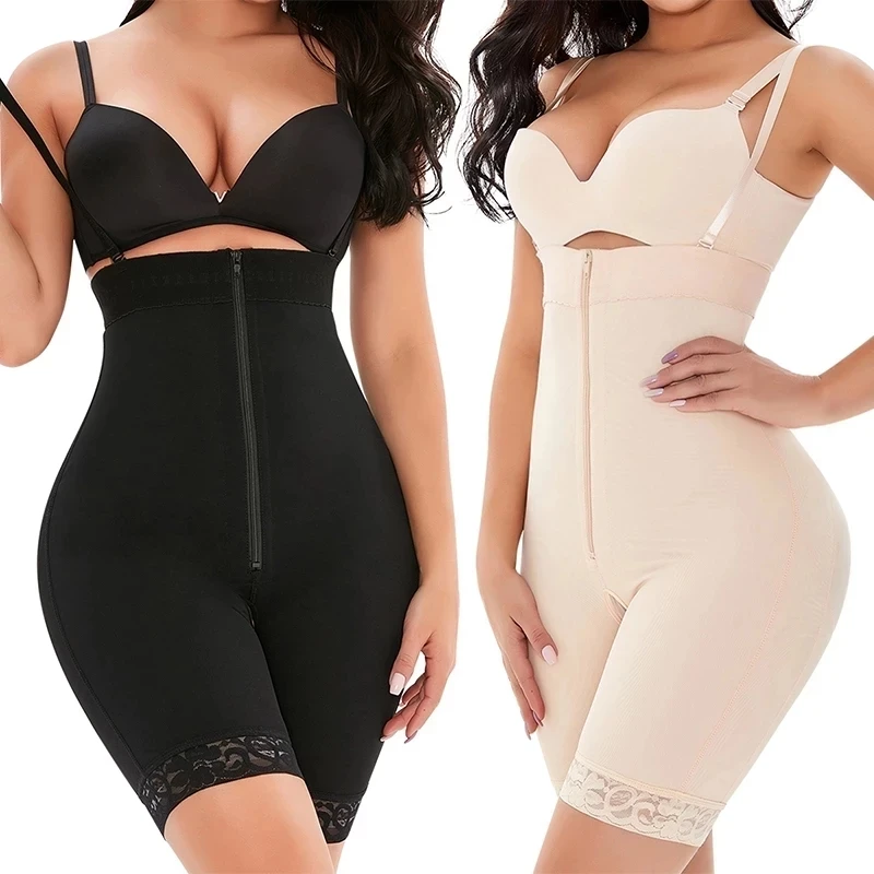 

High Compression Waist Trainer Full Body Shaper Underbust Slimming Sheath Corset Girdle Butt Lifter Bodysuit Women Shapewear