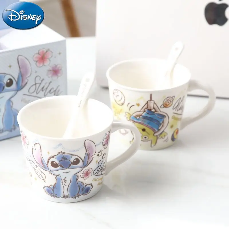 Керамическая кружка с ложкой и изображением Винни-Пуха 250 мл