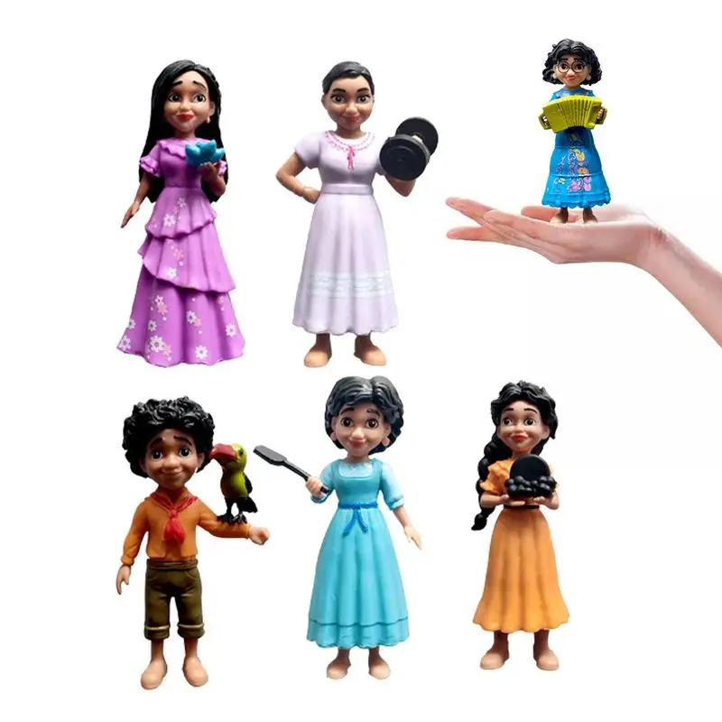 

Фигурки аниме 6 шт., японские аниме игрушки, волшебный полный дом, кукольная фигурка, ПВХ экшн-фигурка, модель куклы, коллекционные игрушки