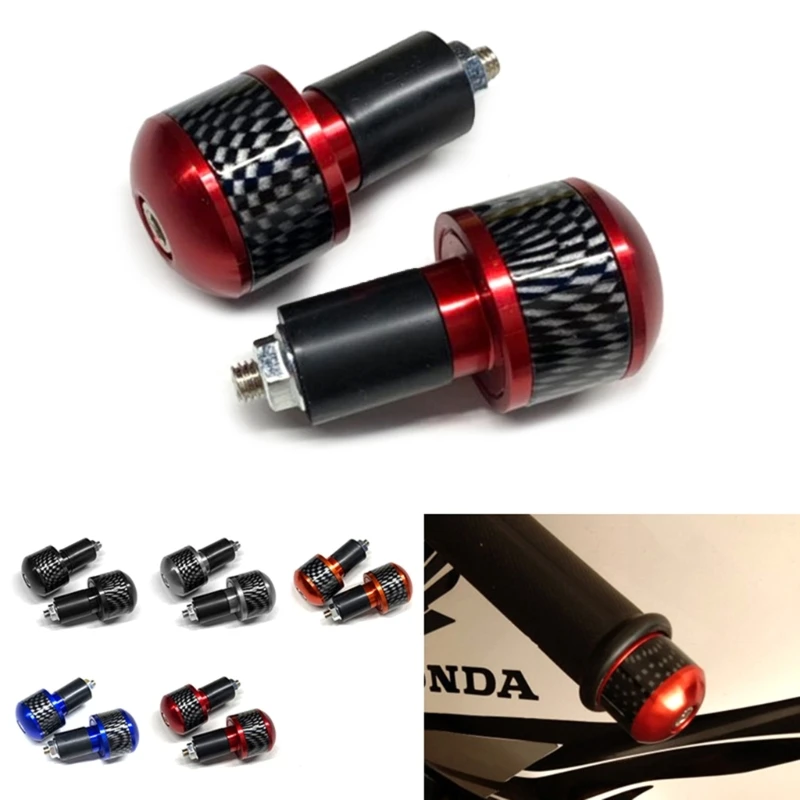 

Motorbike Accessories Universal Compatible for BWS MSX Dirt Bike Scootor Handlebar Grips Handle Bar Grip End Plug 2x D0UC