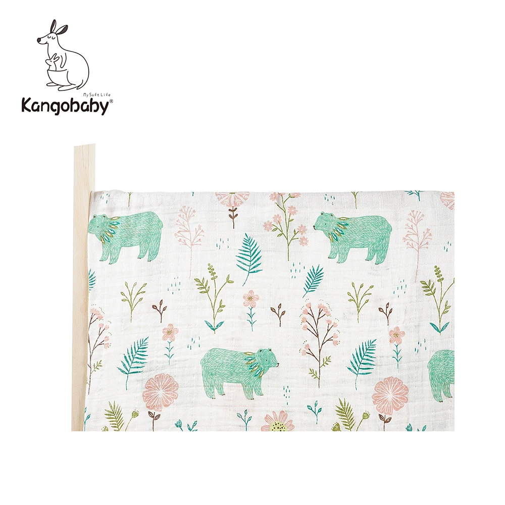 

Муслиновые пеленки для новорожденных Kangobaby # My Soft Life #1 шт., 100% хлопок