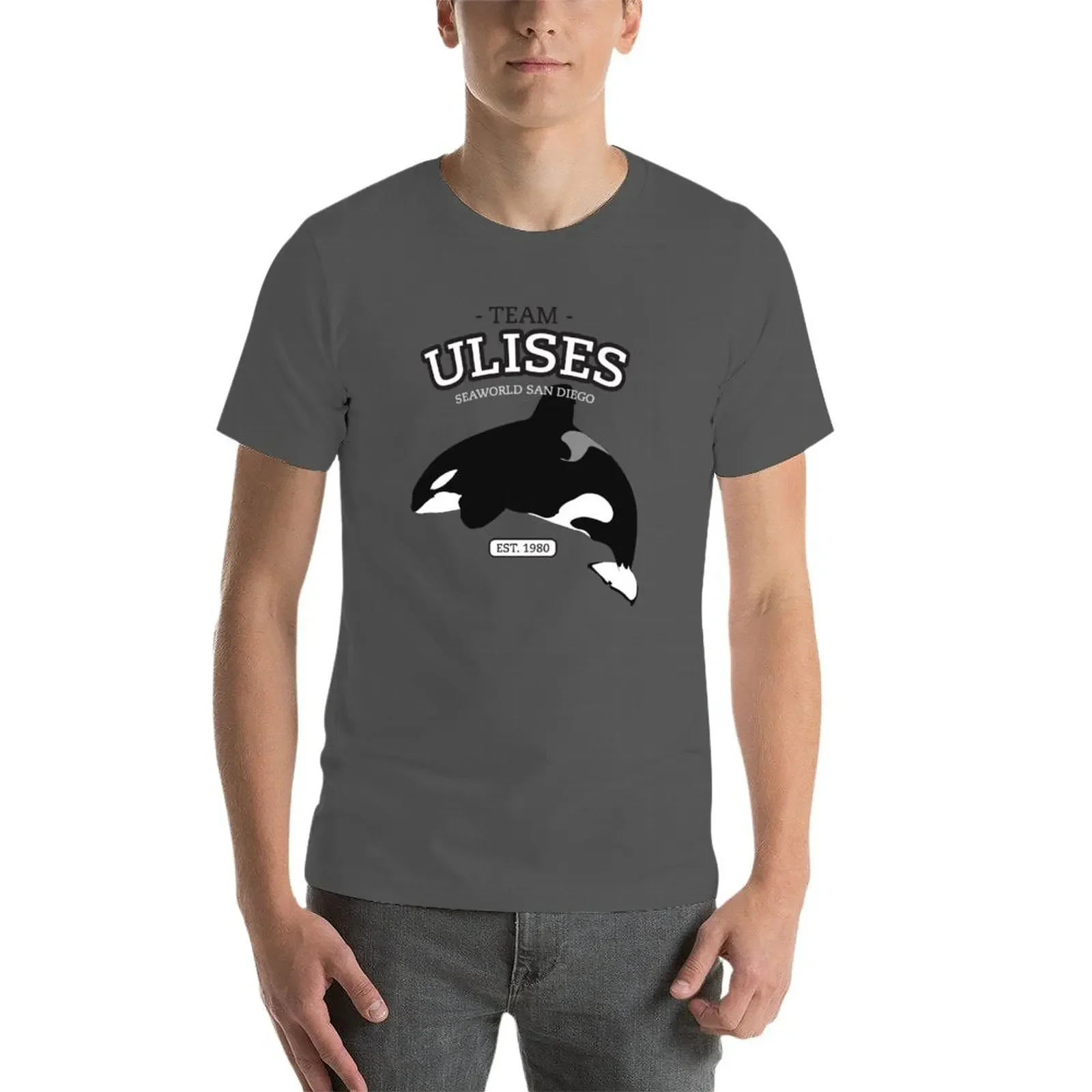 Футболка командная Shamu-Ulises летняя одежда мужские футболки