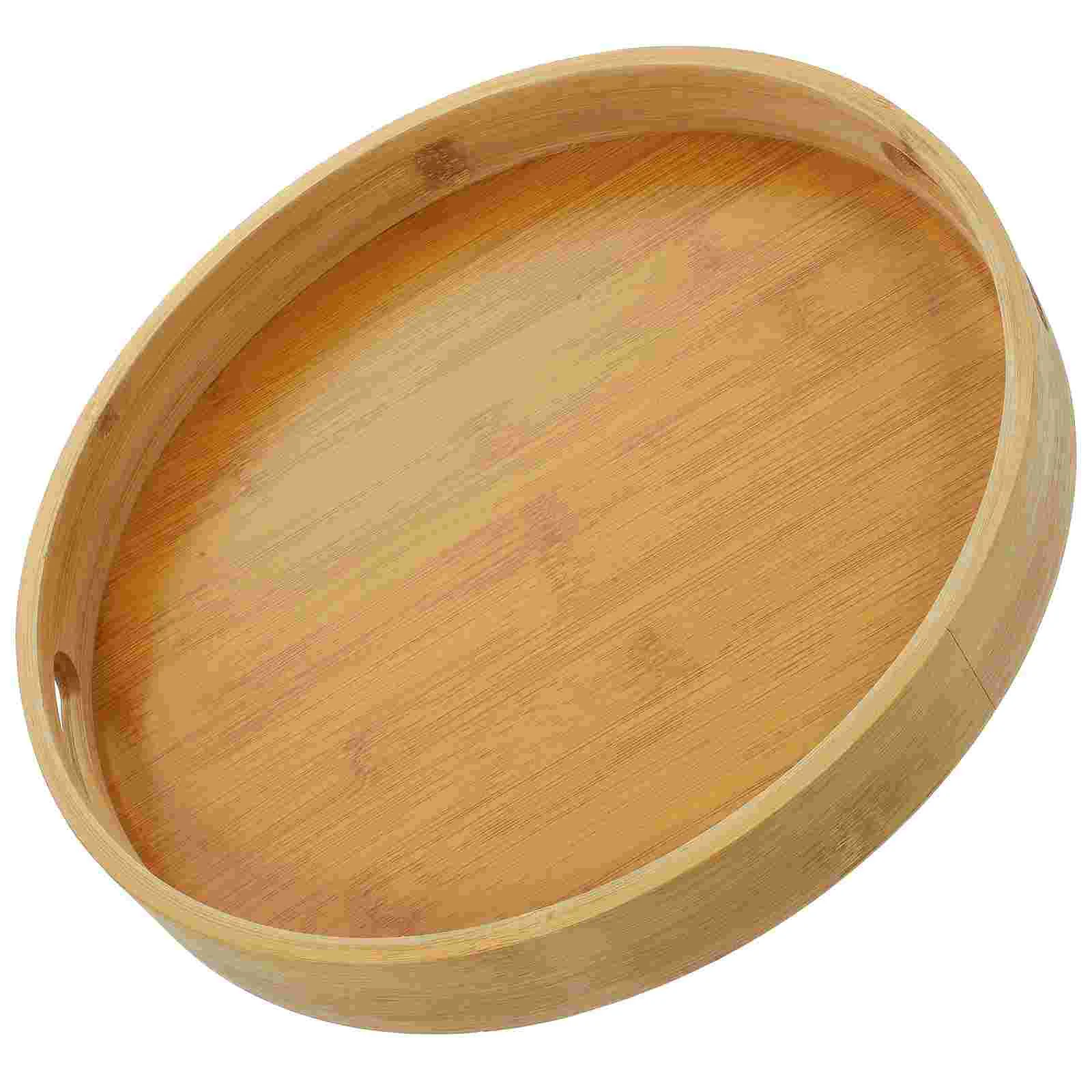 

Многофункциональная тарелка для Хранения Хлеба поднос для Еды Фруктов сервировочная тарелка круглый бамбуковый держатель для Закусок Еды чая