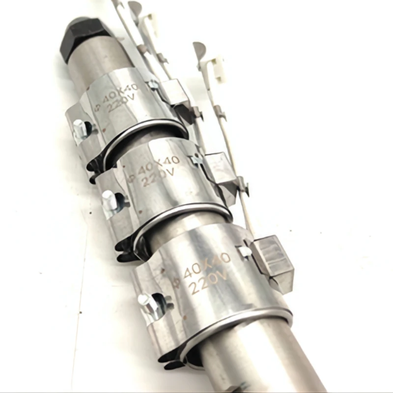 

Sold as a set 20mm Dia Extruder Screw, Barrel with 1.75/ 2.5mm Nozzle and 3PCS 40*40 220V Band Heater