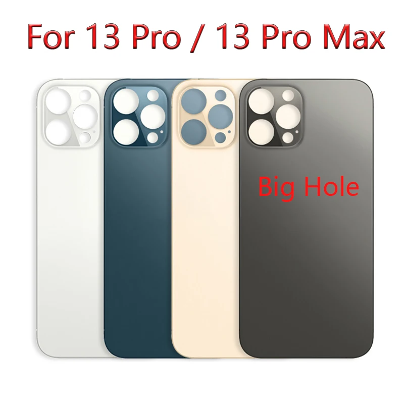

OEM Big Hole Rear Back Door Glass For iPhone 13 Pro Back Cover IPhone 13 Pro Max Back Glass Replacement Part