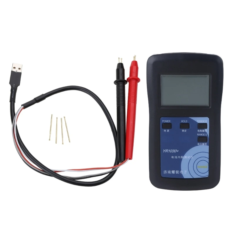 

Удобный тестер внутреннего сопротивления литиевой батареи YR1030 200 мА 400 мА ABS Прямая поставка