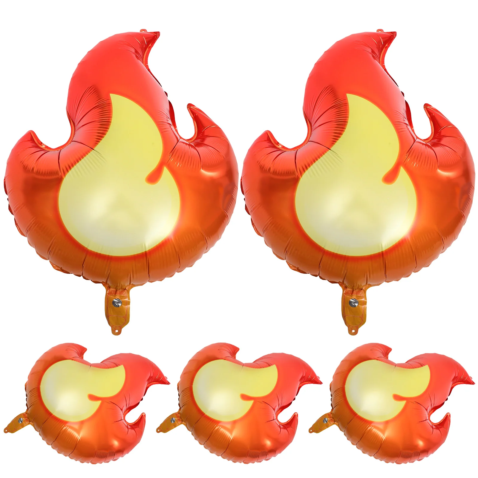 5 шт. красные воздушные шары с пламенем вечерние опора для огня украшения
