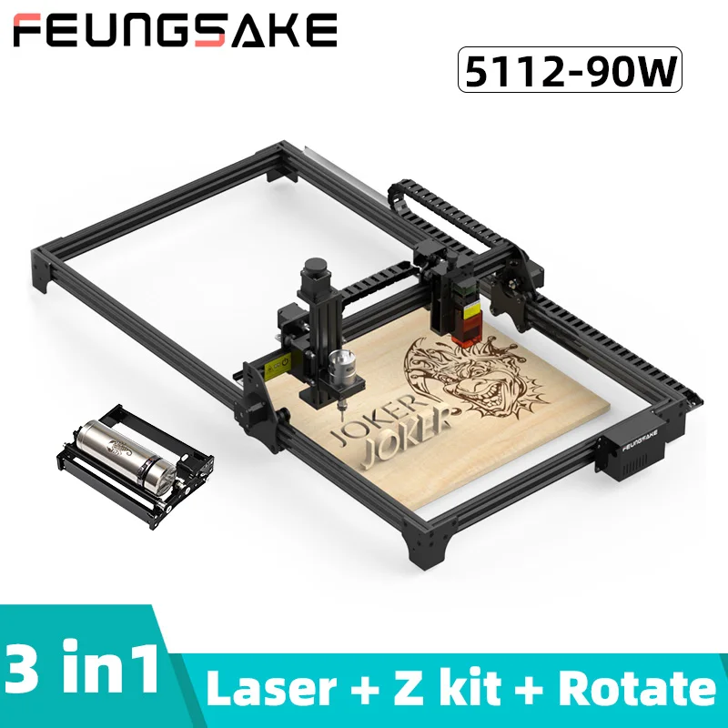 

90W Laser Engraving Cutting Machine for Wood Printer Cutter Plywood CNC Laser Engraver and Cutter Large Cnc Router