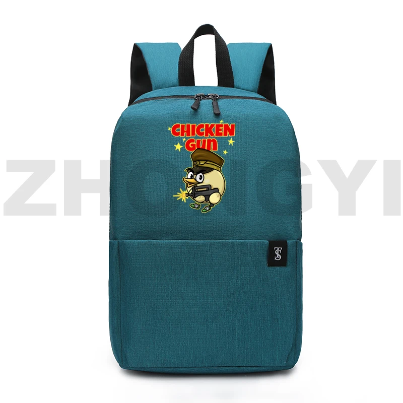 Рюкзаки с рисунком из аниме Куриный пистолет для девочек-подростков дорожные