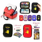 2021 карты для игр Pokemon Pikachu, вместительный держатель для карт, альбом, Жесткий Чехол, держатель для книг, коробка для хранения наушников, игрушка, подарки