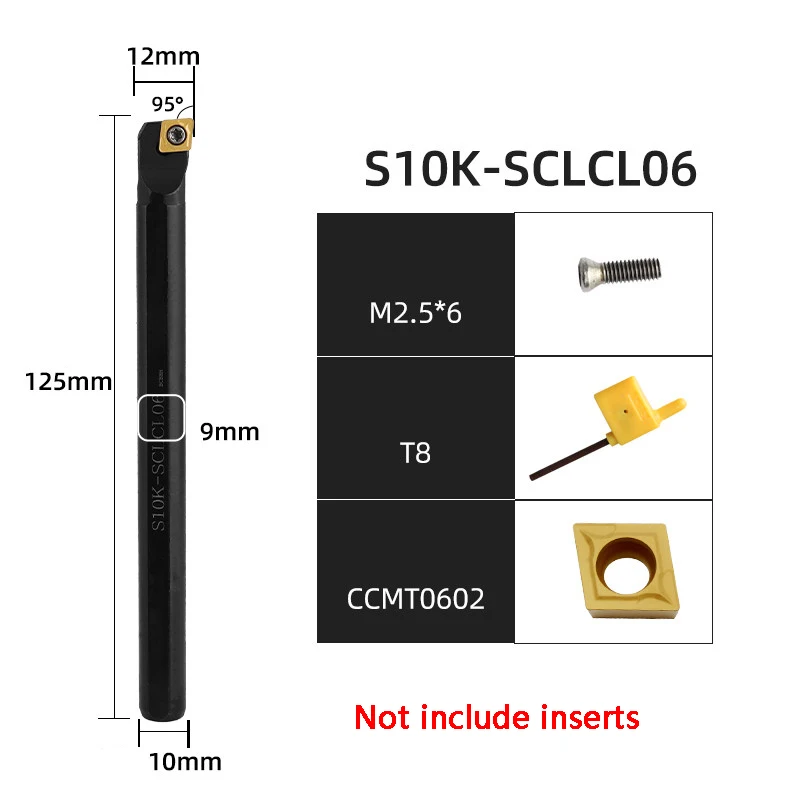 Фото SCLCL SCLCL06 SCLCL09 SCLCL12 S06K S07K S08K S10K S12M S14N S16Q S18Q S20R S25S S32T CCMT060204 CCMT09T304 CCMT120404 №3
