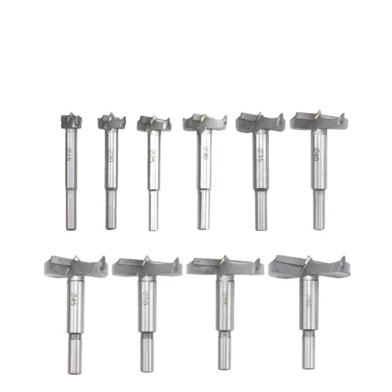 set Forstner tips Drill Bit Woodworking tool Hole Saw Cutter Hinge Boring drill bits Round Shank Tungsten Carbide Cutte Se