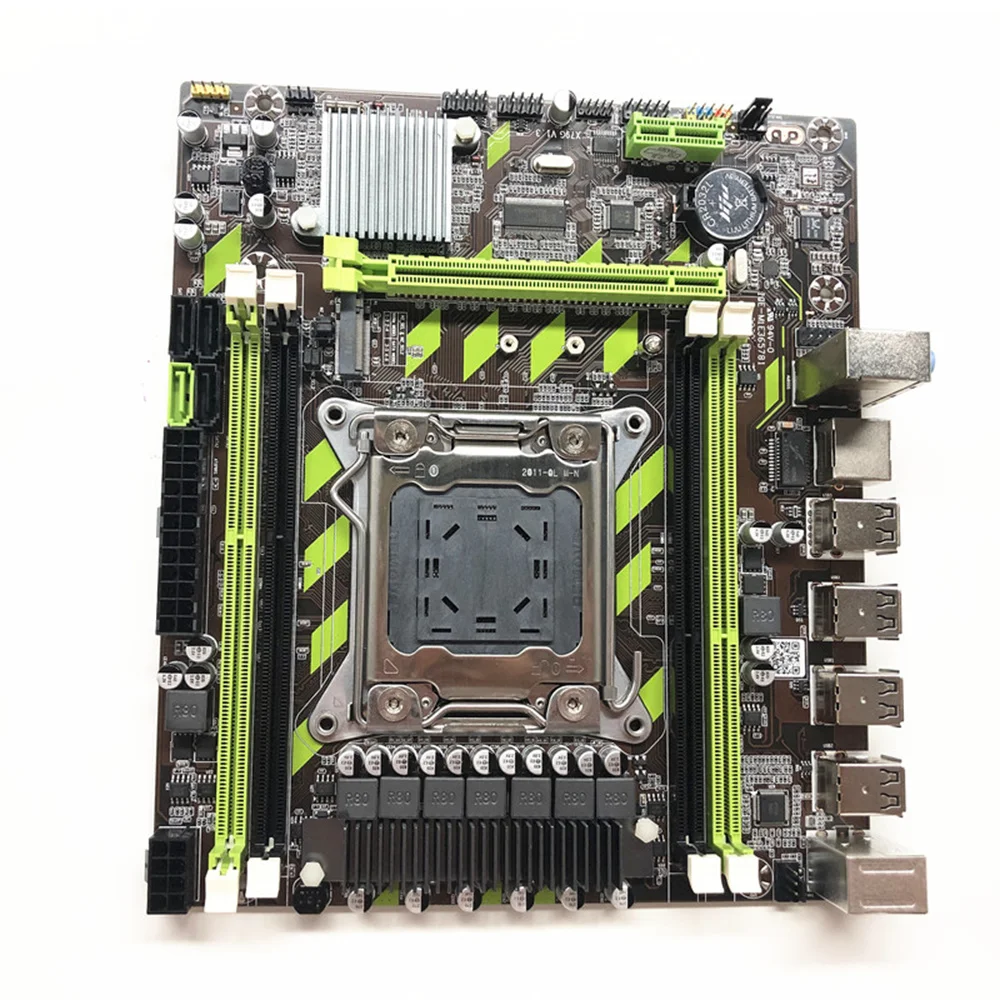 Материнская плата X79 LGA 2011 USB2.0 SATA с поддержкой памяти REG ECC 4 двухканальной DDR3 PCI-E 3 0