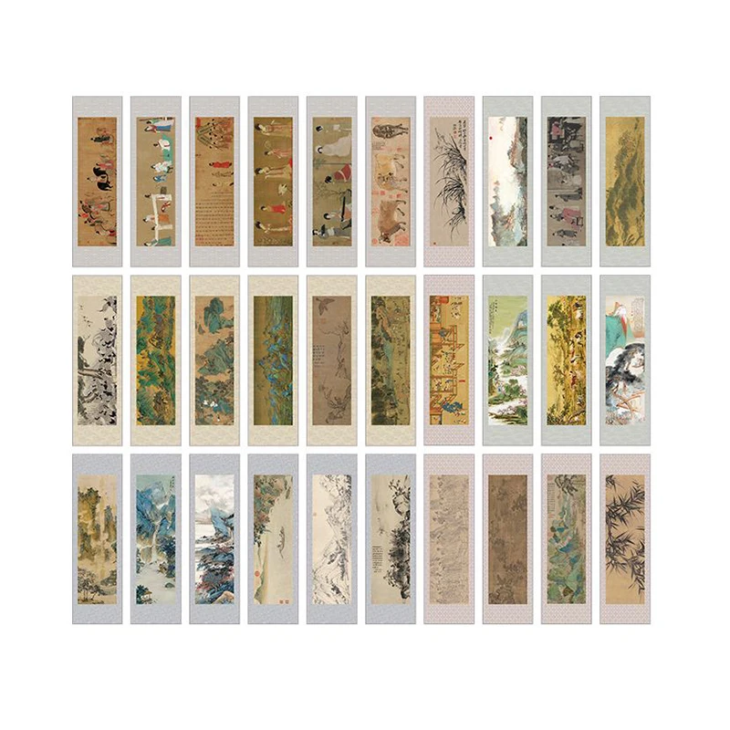 Картина-закладка в виде китайского ландшафта 30 видов