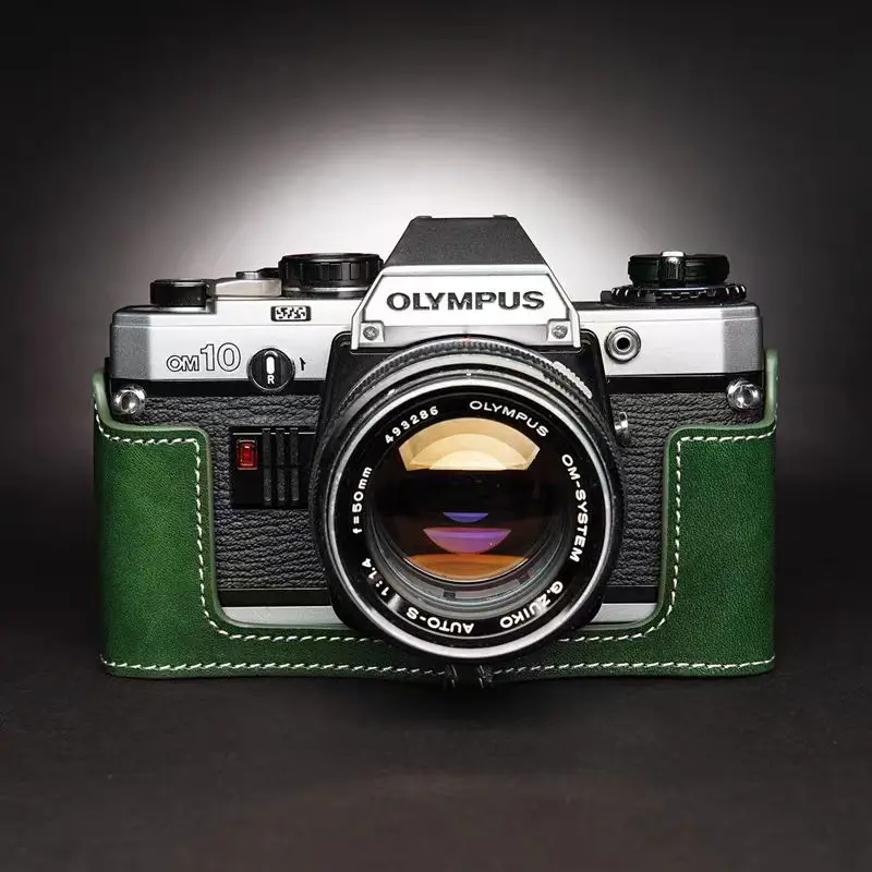 Чехол из натуральной воловьей кожи для фотокамеры Olympus OM 1 OM1