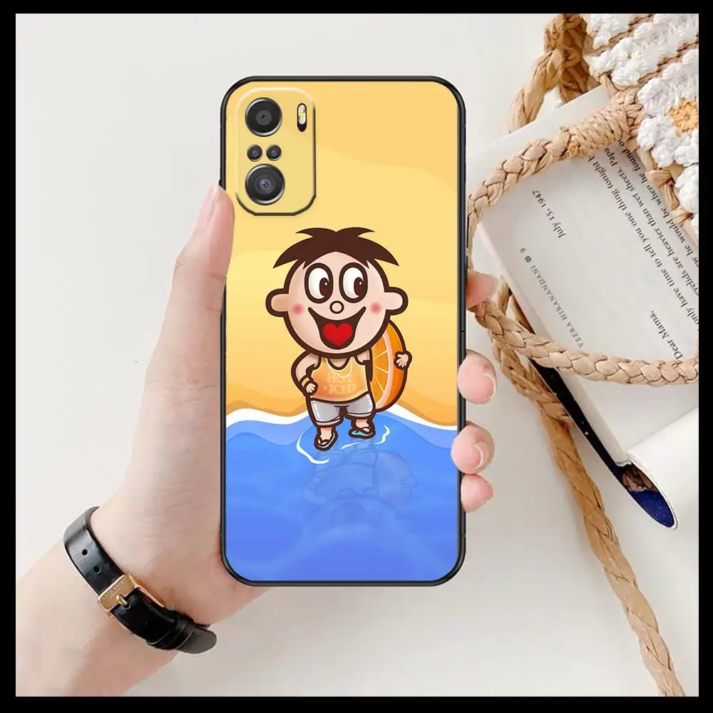 Фото Чехол для телефона little boy для xiaomi redmi 11 Lite pro Ultra 10 9 8 MIX 4 FOLD 10T, Черный силиконовый чехол №4