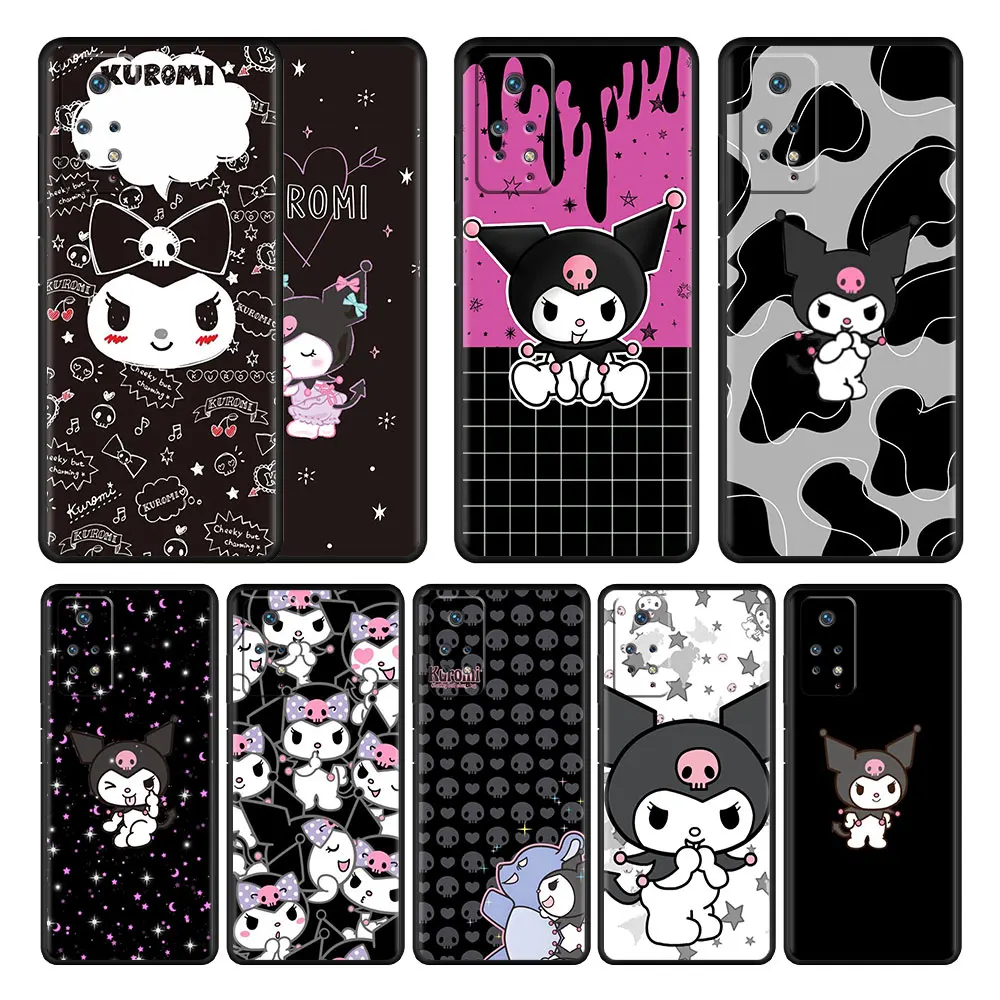 

Case For Xiaomi Redmi Note 11T 11S 11 10 8 Pro 9 9S 9T 8T for Mi 10 8 9A 9C 10C K40 K50 Kuromi Blackboard Pictorial Bling Star