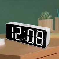creative digital led clock electronic table clock alarm clock digital bedside alarm clock smart watch bathroom clock timer wall