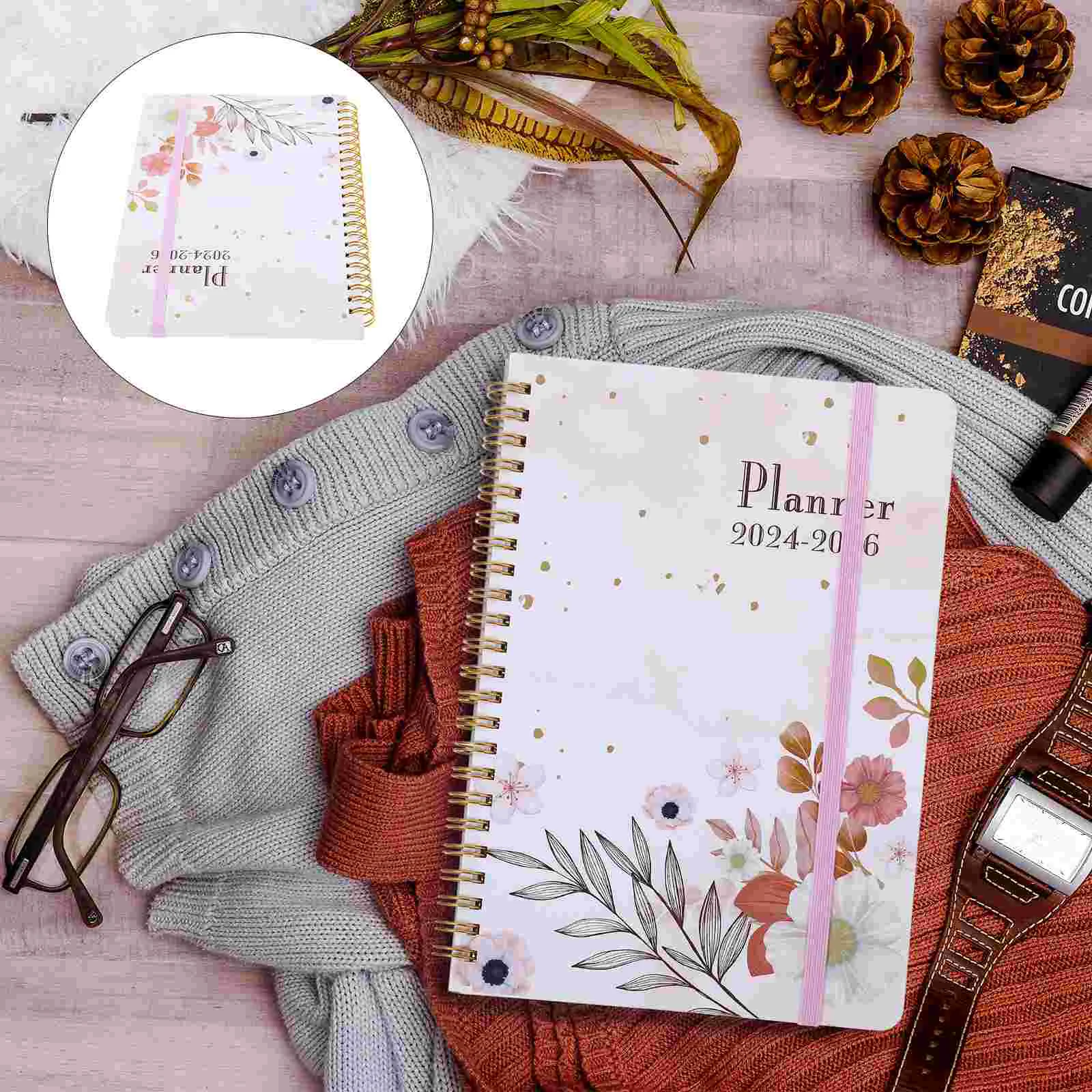 

1 Book of Coil Notebook Schedule Notebook Portable Schedule Planner Budget Work Book